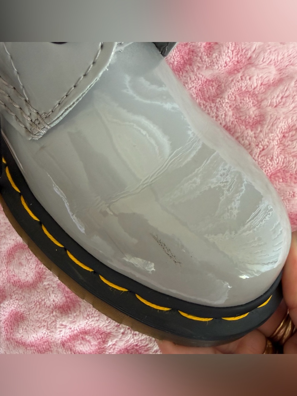Dr. Martens 1460 Patent Leather Lace Up 
Boots Women’s Size: 7 - Picture 8 of 12